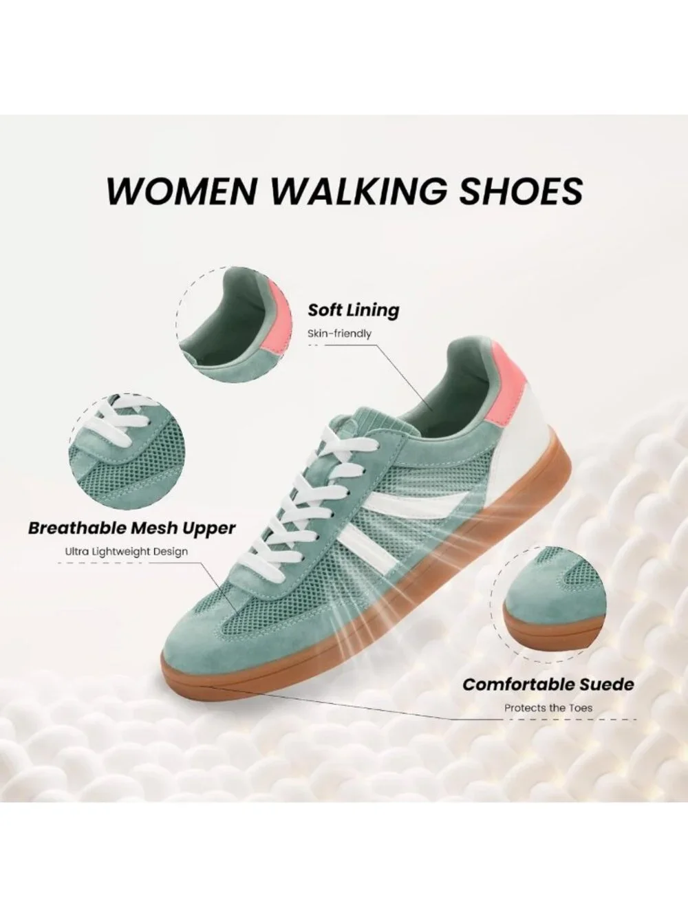 Stylish Women's Leather Slip-On Sneakers | Comfortable Fashion Footwear